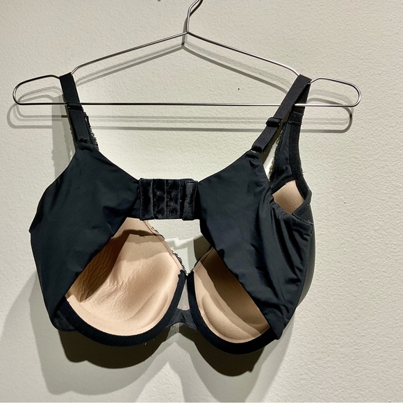 Olga Cloud 9 Bra 36DD Black Lace Underwire Push-up Bra Lace Lift - Picture 7 of 7